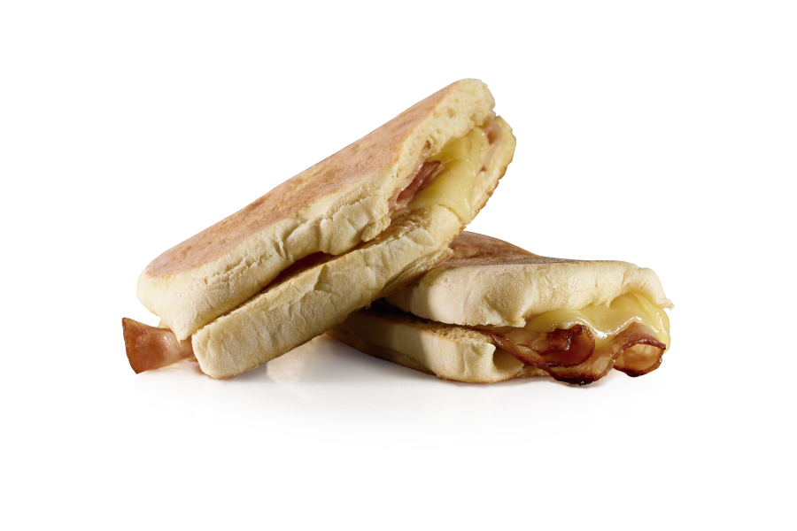 com Queijo<br> e Bacon